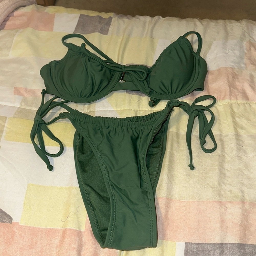Green bikini